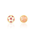 Girl Nation Enamel Studs - Sporty Vibes Perfect Pair
