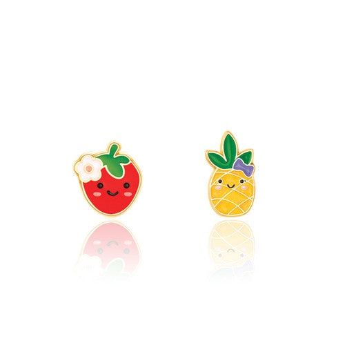 Girl Nation Enamel Stud - Tropical Twist Perfect Pair