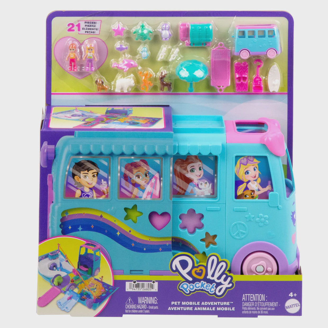 Polly Pocket Pet Mobile Adventure - The Toy Station