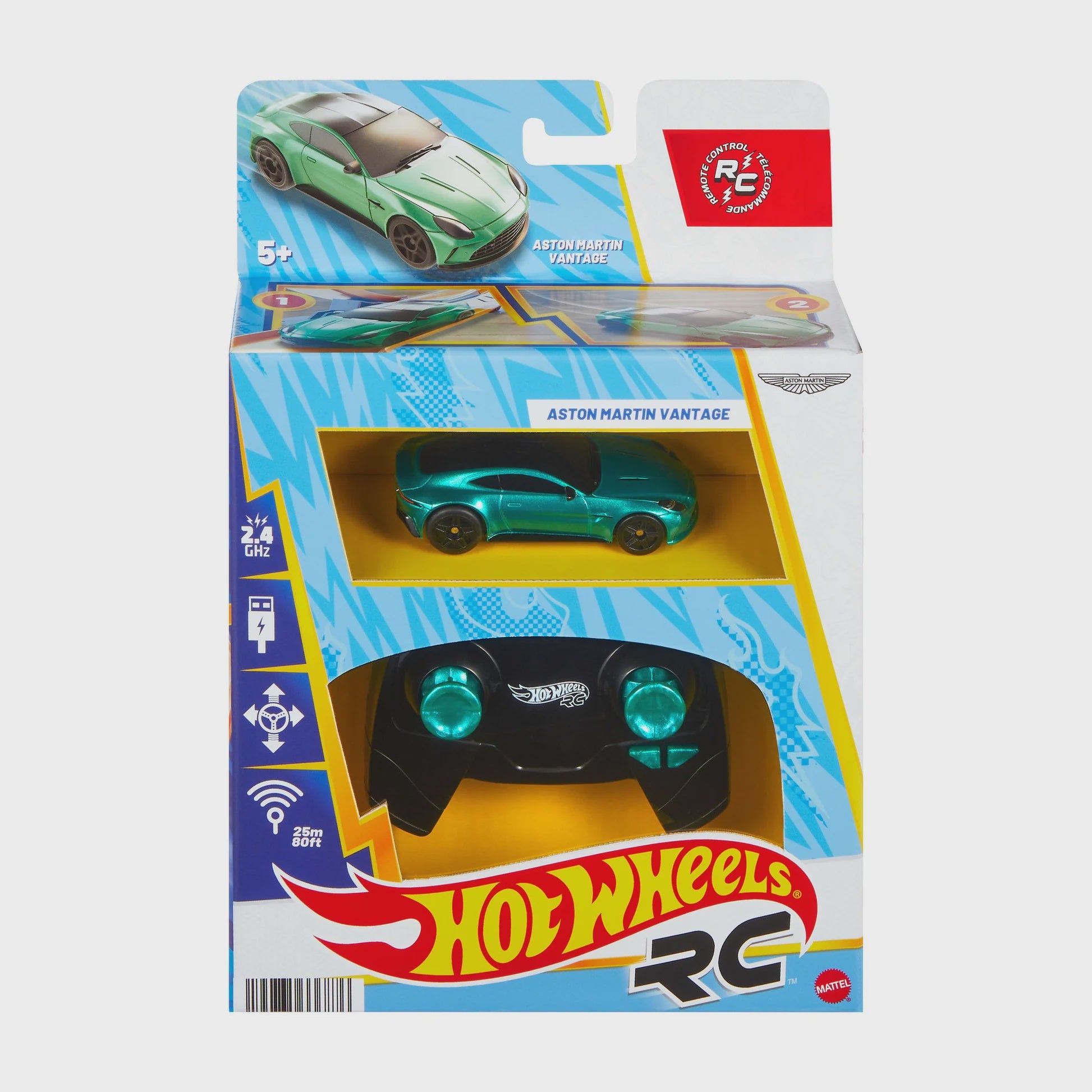 Hot Wheels RC 1:64 Aston Martin Vantage Vehicle