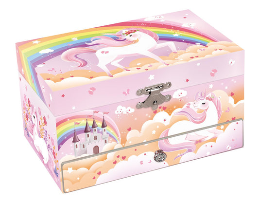 Rainbow Unicorn Musical Jewlery Box - The Toy Station