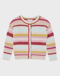 Fox & Finch ORCHARD BLOOM STRIPE CARDIGAN 3-7 YRS