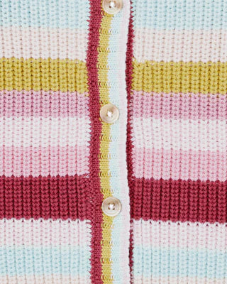 Fox & Finch ORCHARD BLOOM STRIPE CARDIGAN