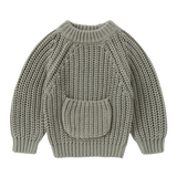 Susukoshi Knit Pullover in Gumleaf