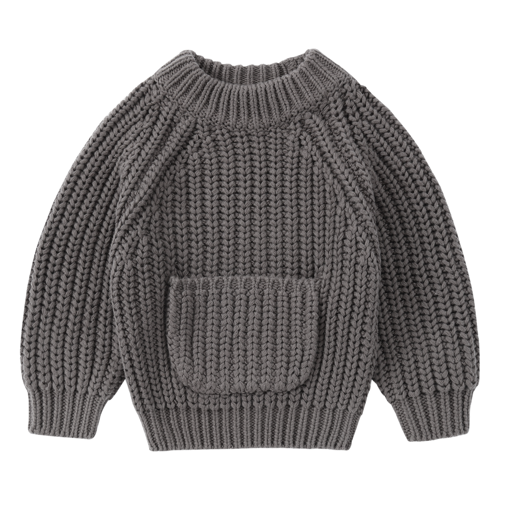 Susukoshi Knit Pullover in Lava Rock - The Toy Station