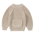 Susukoshi Knit Pullover in Soy Milk - The Toy Station
