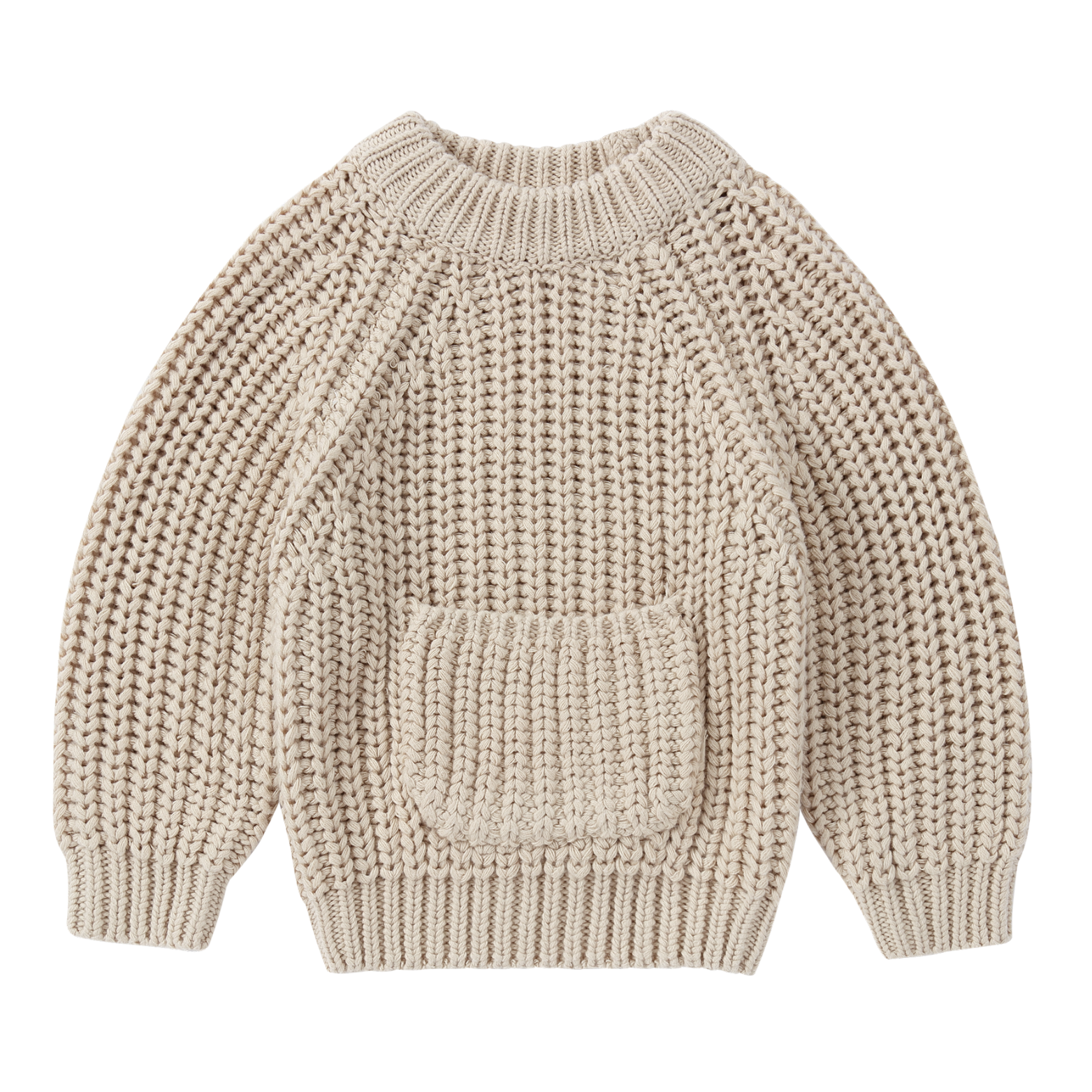 Susukoshi Knit Pullover in Soy Milk - The Toy Station