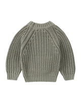 Susukoshi Knit Pullover in Gumleaf