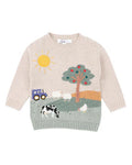 Bébé by Minihaha HUNTER FARM ORGANIC KNITTED JUMPER