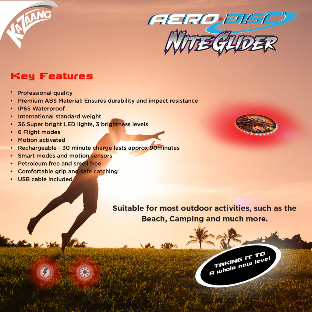 Aerodisc LED Nite Glider - The Toy Station
