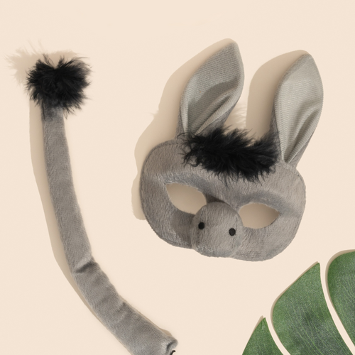 DONKEY - Animal Mask & Tail