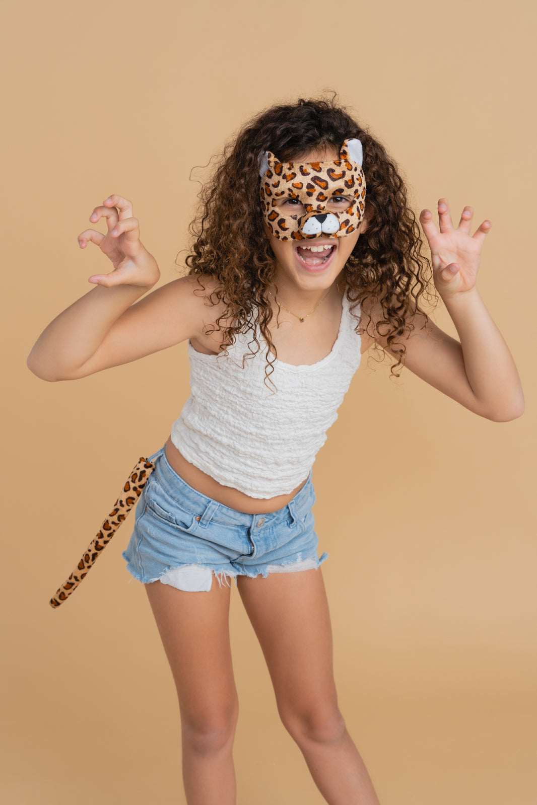 LEOPARD - Animal Mask & Tail - The Toy Station
