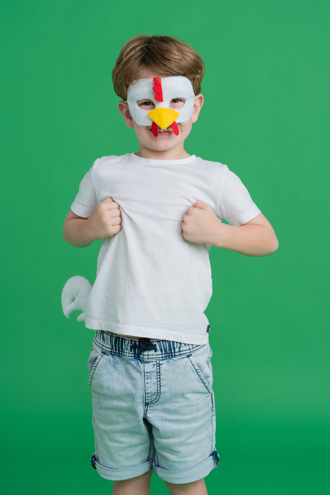CHICKEN - Animal Mask & Tail - The Toy Station