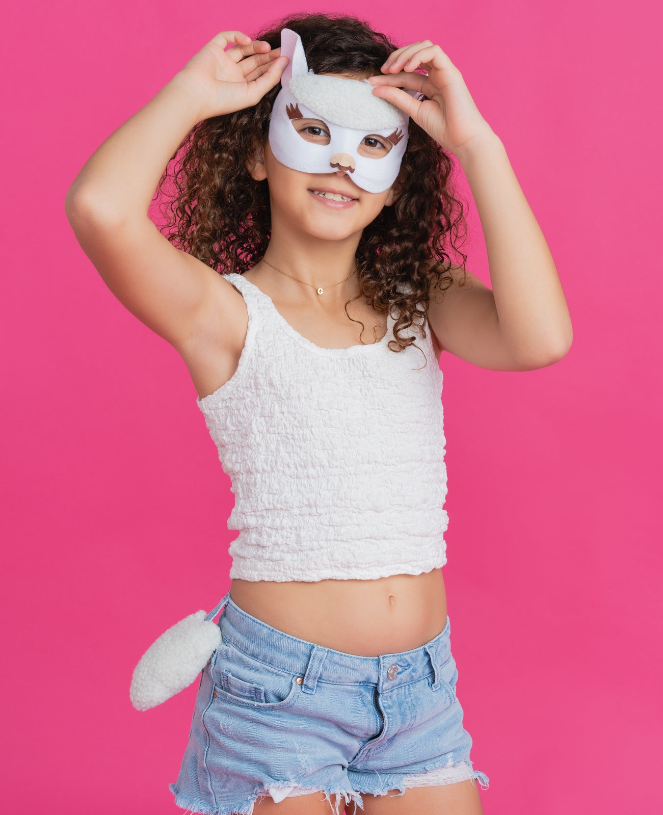 LLAMA - Animal Mask & Tail - The Toy Station