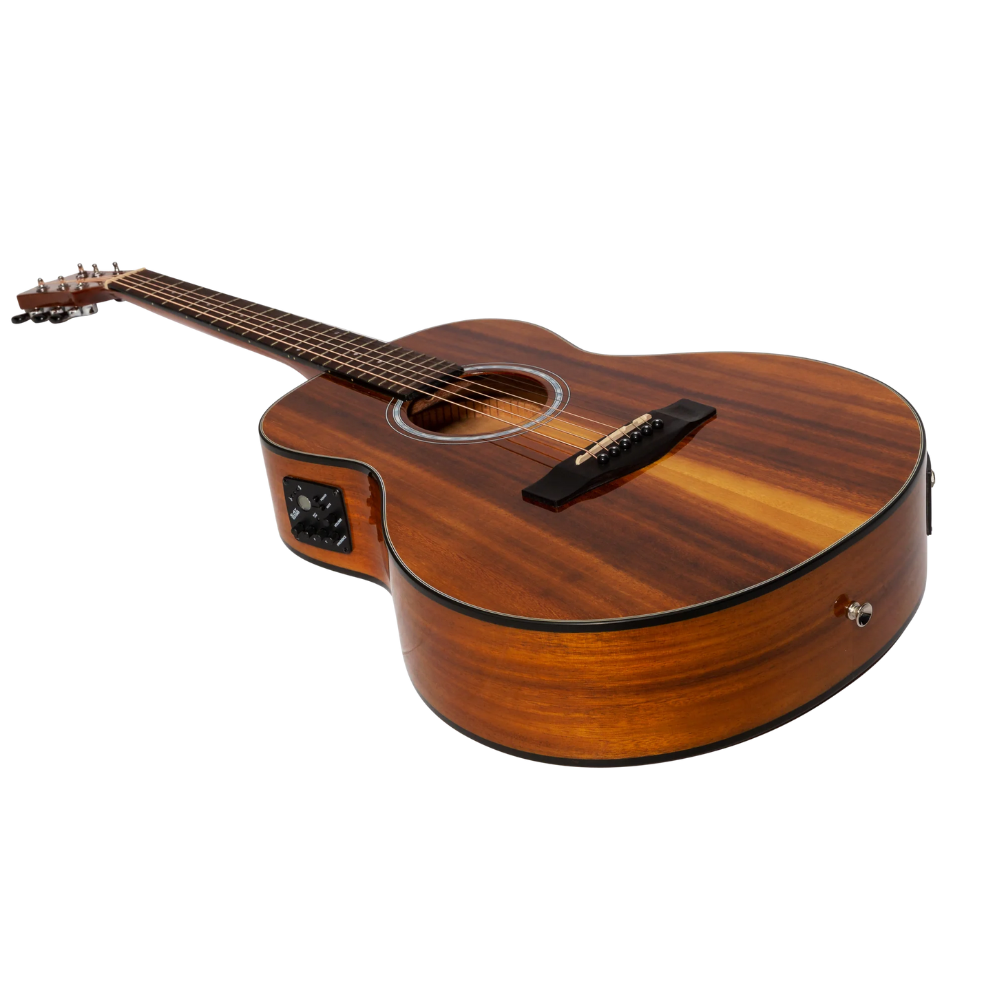 Martinez '51 Series' Acoustic-Electric Short Scale Guitar Koa (Gloss)
