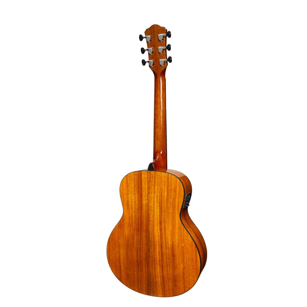 Martinez '51 Series' Acoustic-Electric Short Scale Guitar Koa (Gloss)