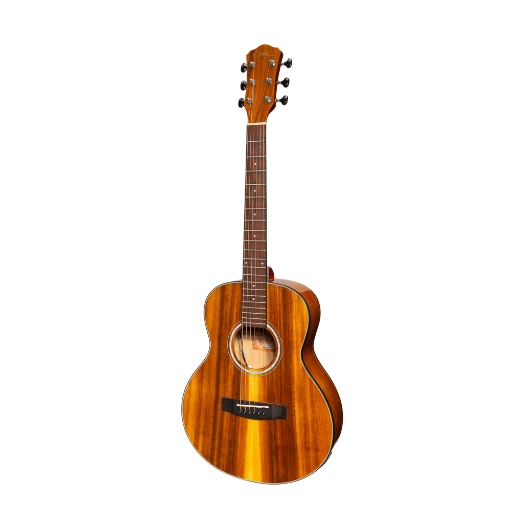 Martinez '51 Series' Acoustic-Electric Short Scale Guitar Koa (Gloss)