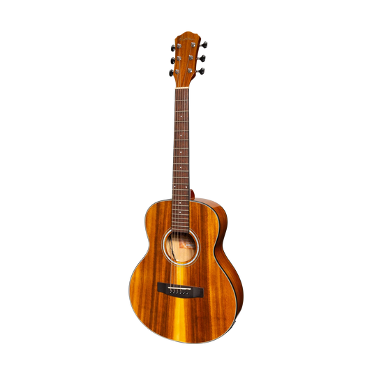 Martinez '51 Series' Acoustic-Electric Short Scale Guitar Koa (Gloss)
