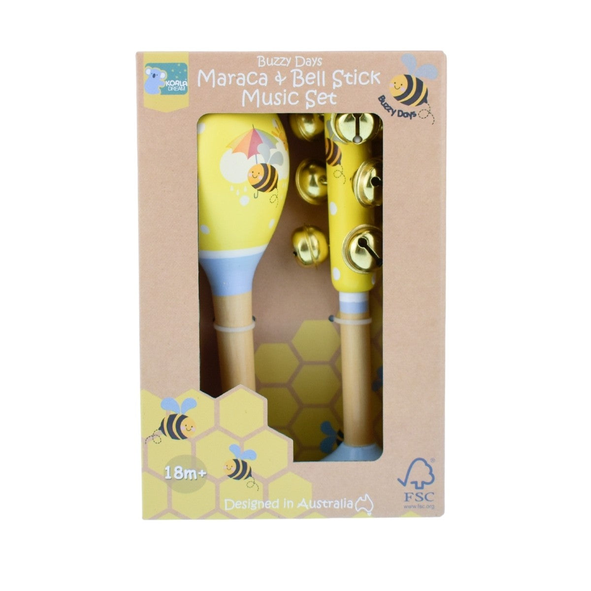 Buzzy Days Maraca & Bell Set