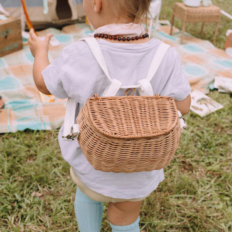 Mini Chari  rattan Bag Natural - The Toy Station