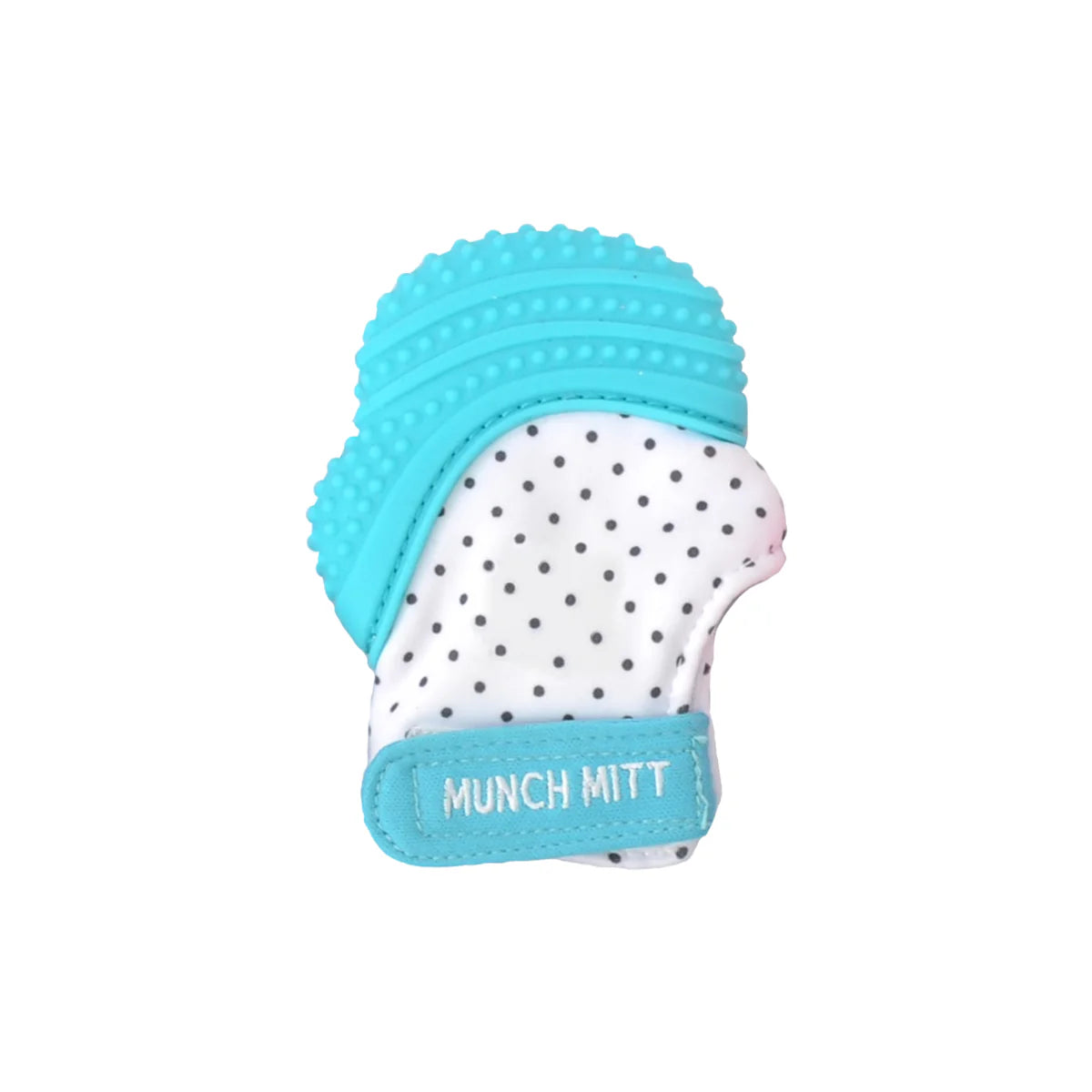 Munch Mitt Teething Mitten Grey Stars