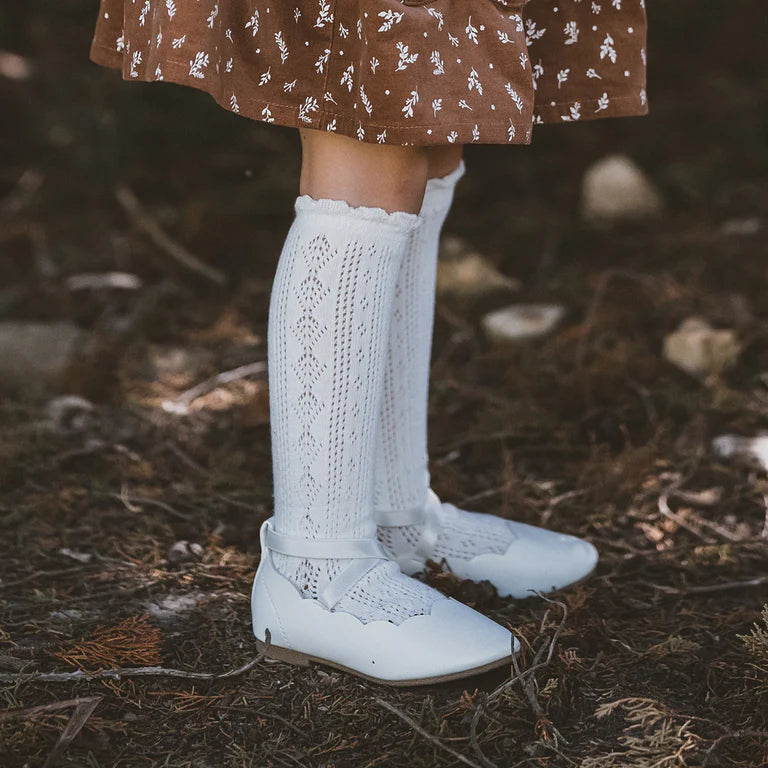 Minihaha CLOUD POINTELLE KNEE HIGHS