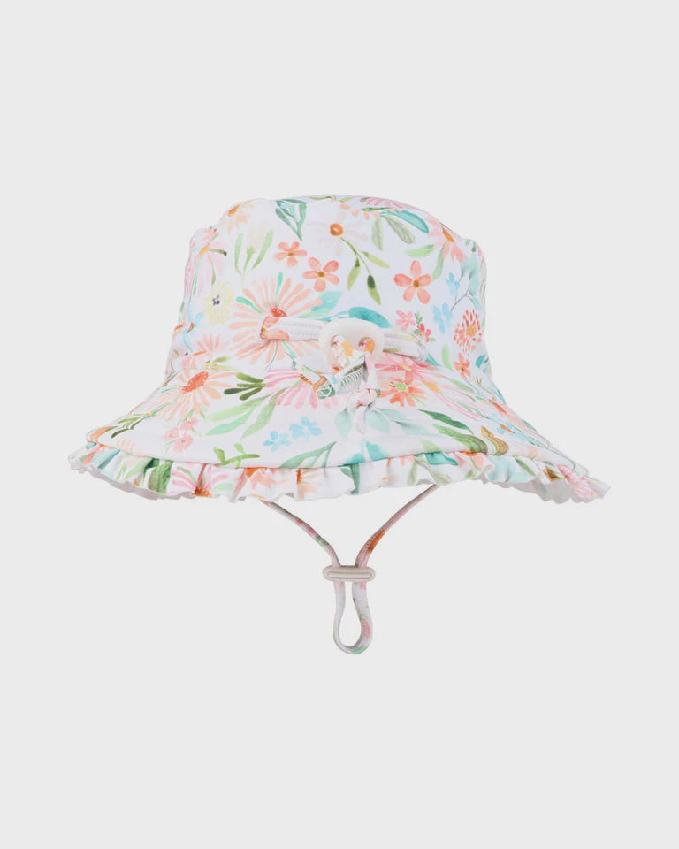 Minihaha Swim ELIANA SWIM HAT WITH QUICK RELEASE NECK TIE