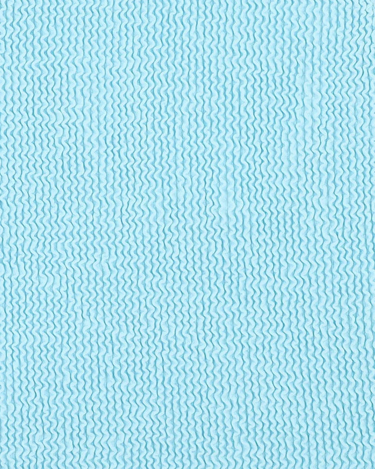 BLUE FIZZ/WHITE CRINKLE BIKINI 8-16Y