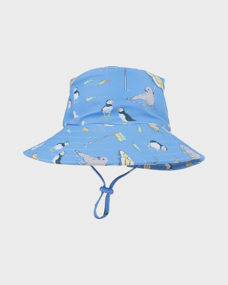 Minihaha Swim CONWAY SWIM HAT WITH QUICK RELEASE NECK TIE - The Toy Station