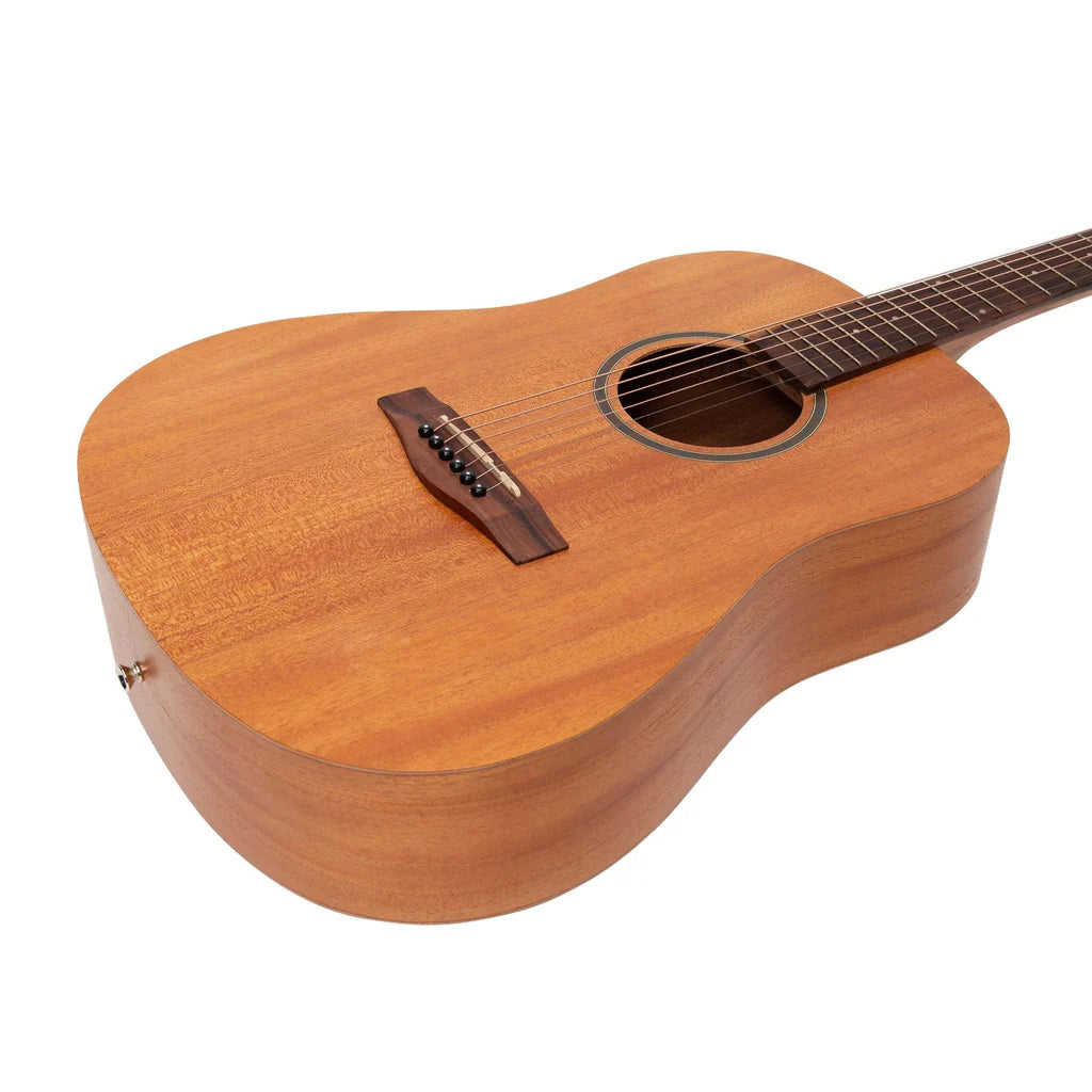 Middy Travel Guitar W/Pickup - Mahogany - The Toy Station