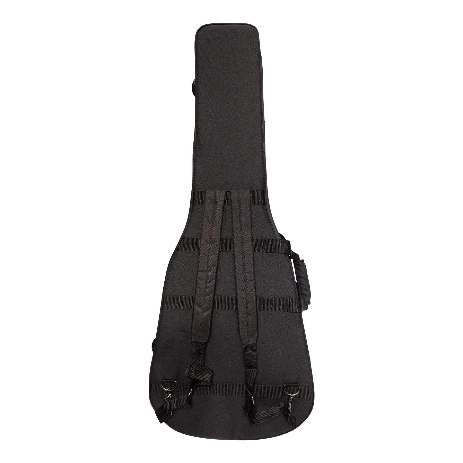 Deluxe Shaped Acoustic Guitar Polyfoam Case (Black)