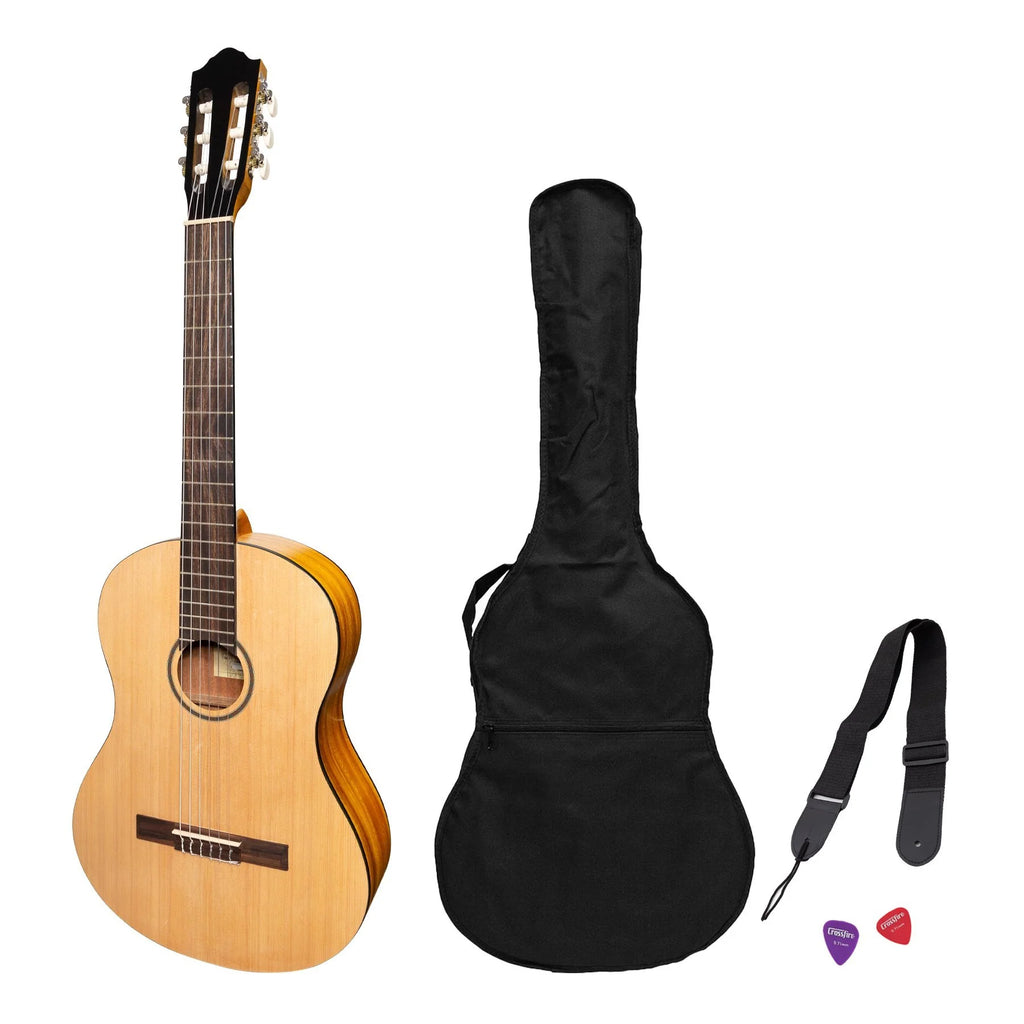 Martinez Full Size Spruce Top Classical Guitar - The Toy Station