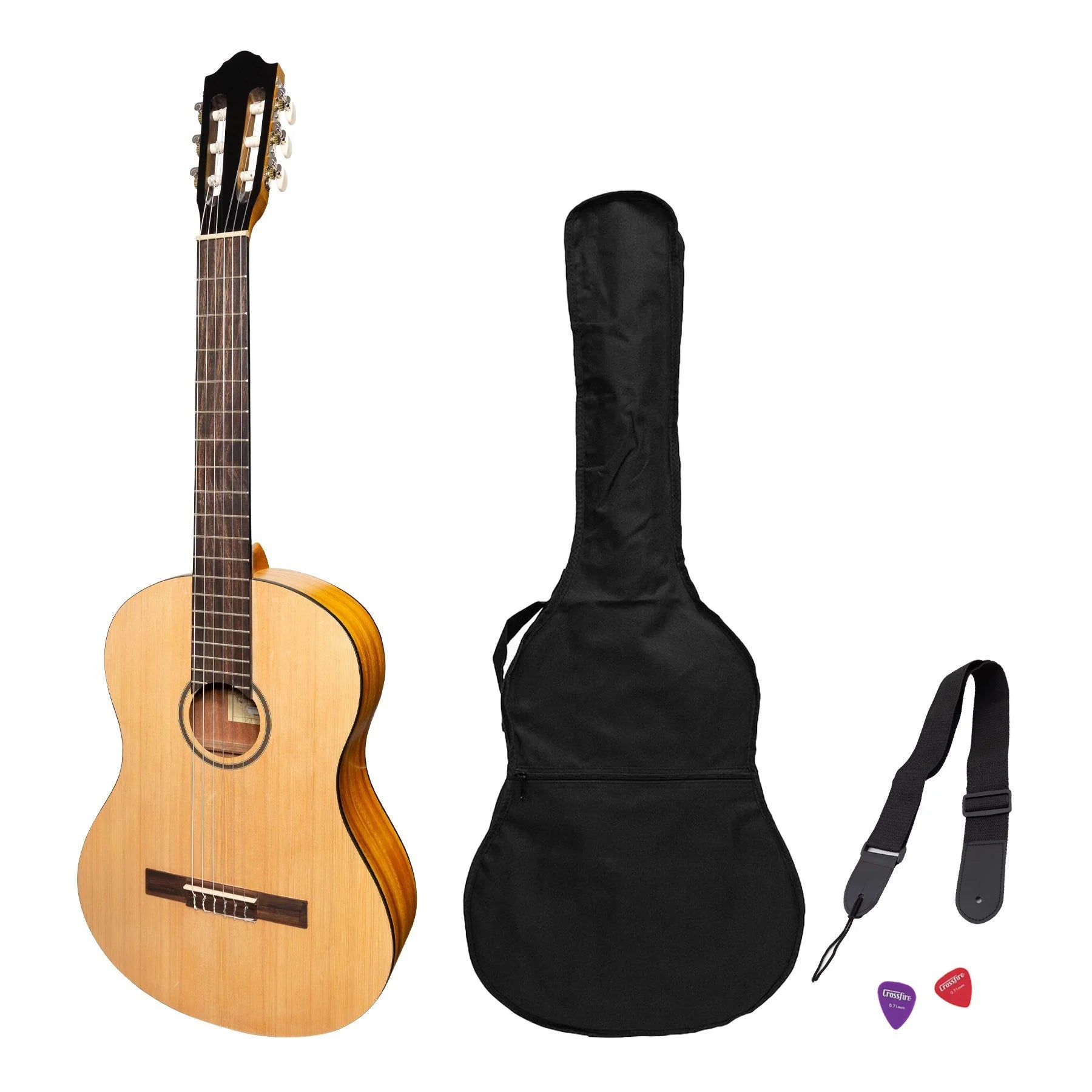 Martinez Full Size Spruce Top Classical Guitar - The Toy Station