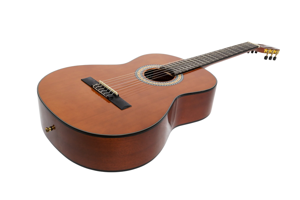 'Slim Jim' G-Series 3/4 Size Student Classical Guitar Pack with Built In Tuner (Natural-Gloss)