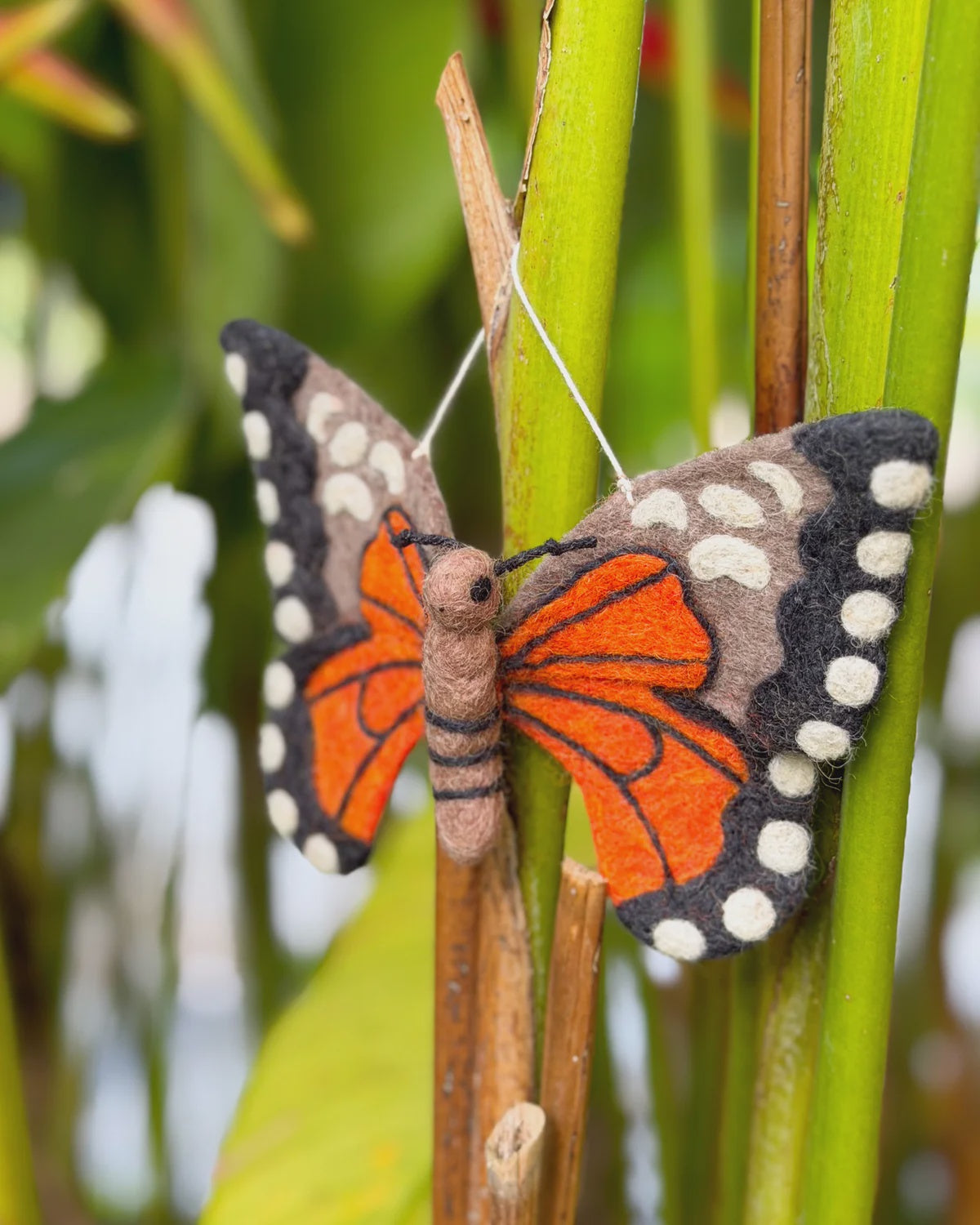 May Gibbs Gumnut Babies, Orange Butterfly Ornament