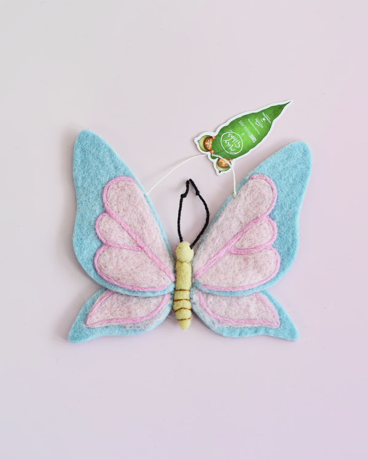 May Gibbs Gumnut Babies, Pastel Butterfly Ornament