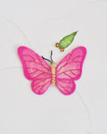 May Gibbs Gumnut Babies, Bright Pink Butterfly Ornament