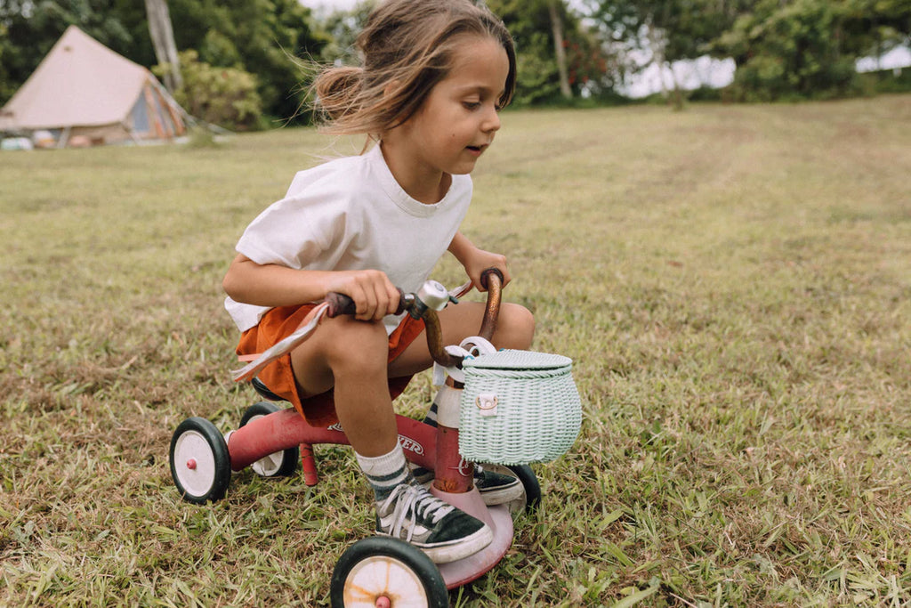 Mini Chari  rattan Bag Natural - The Toy Station