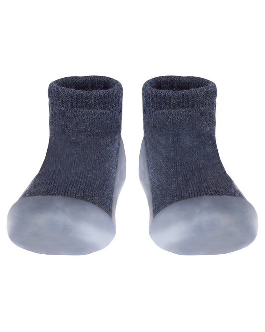 Organic Hybrid Walking Socks Dreamtime Footsteps Ink