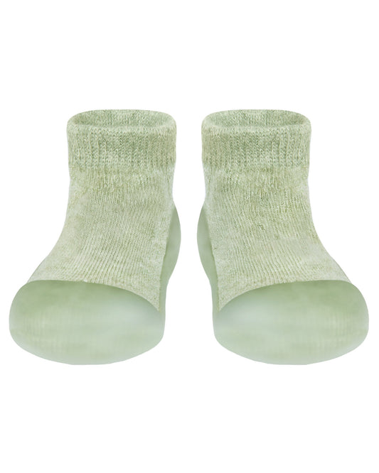 Organic Hybrid Walking Socks Dreamtime Footsteps - Matcha