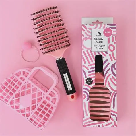 Detangler Hair Tamer Brush - Pink