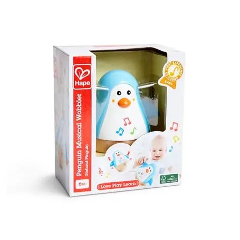Hape Penguin Musical Wobbler - The Toy Station
