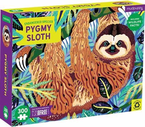 Mudpuppy Endangered Species Puzzle 300pc