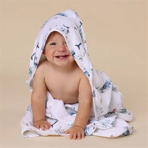 Organic Cotton Baby Hooded Towel