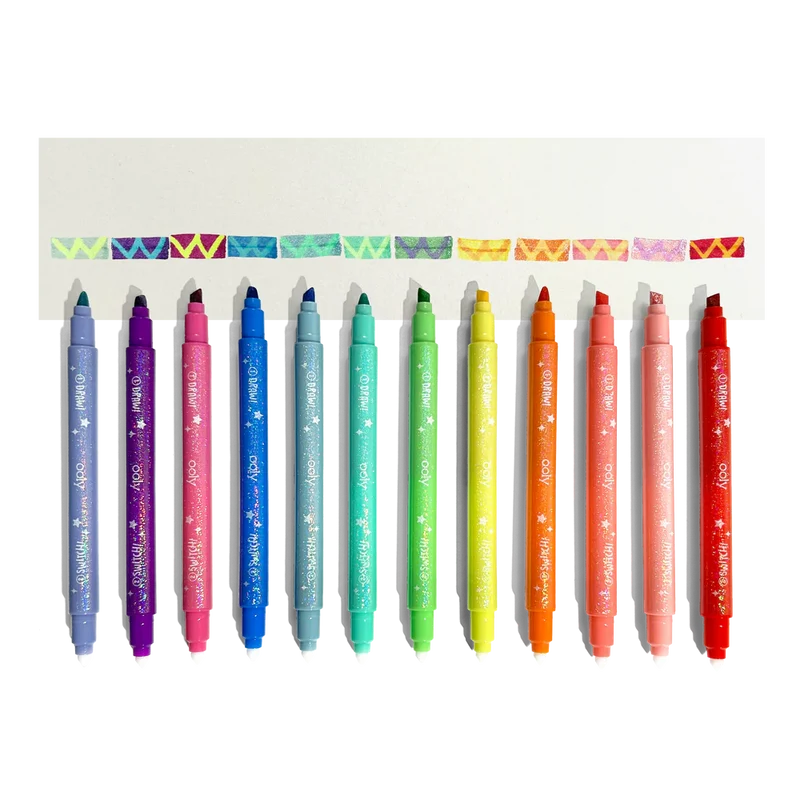 Switch-eroo Sparkle Color Changing Markers