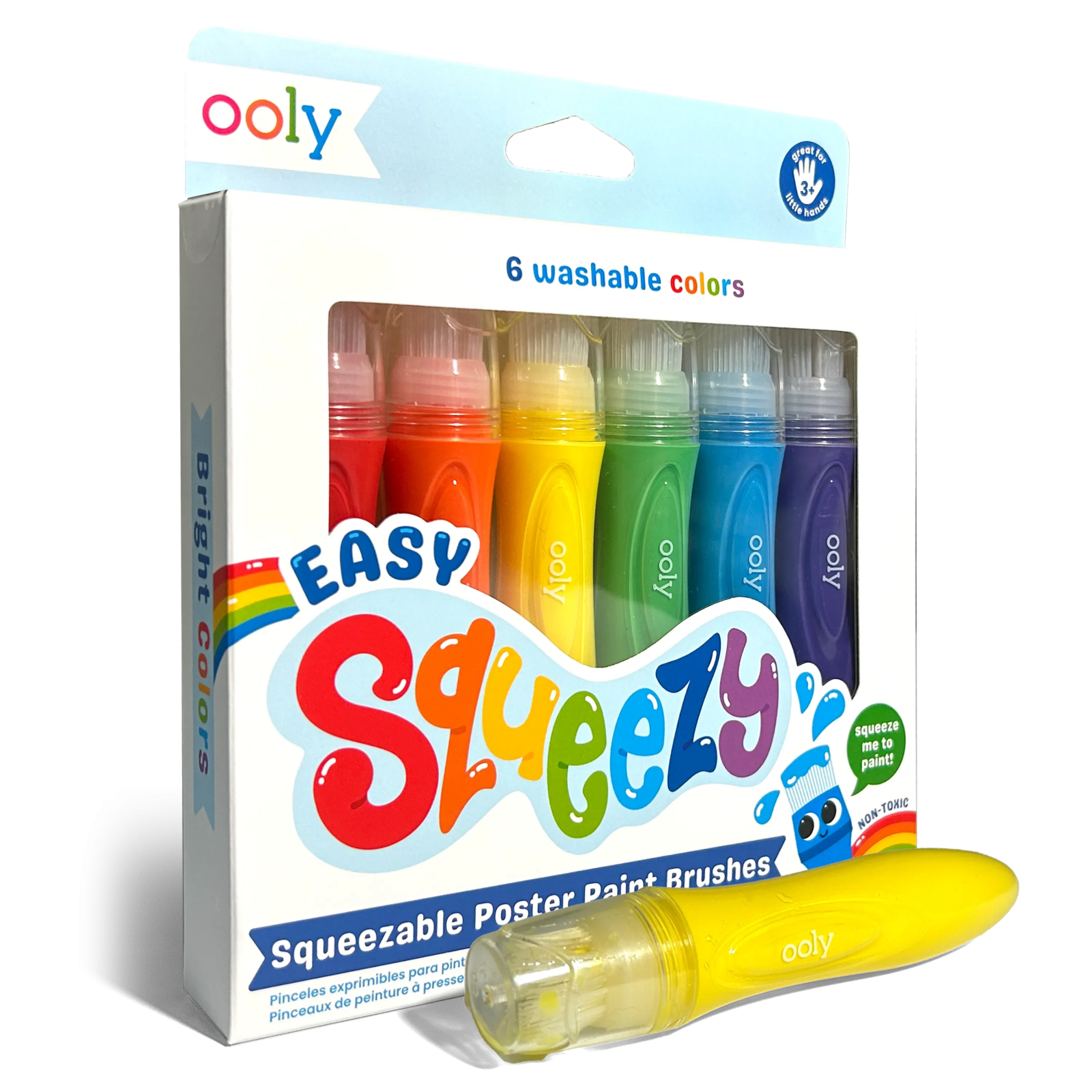 Easy Squeezy Squeezable Poster Paint Brushes