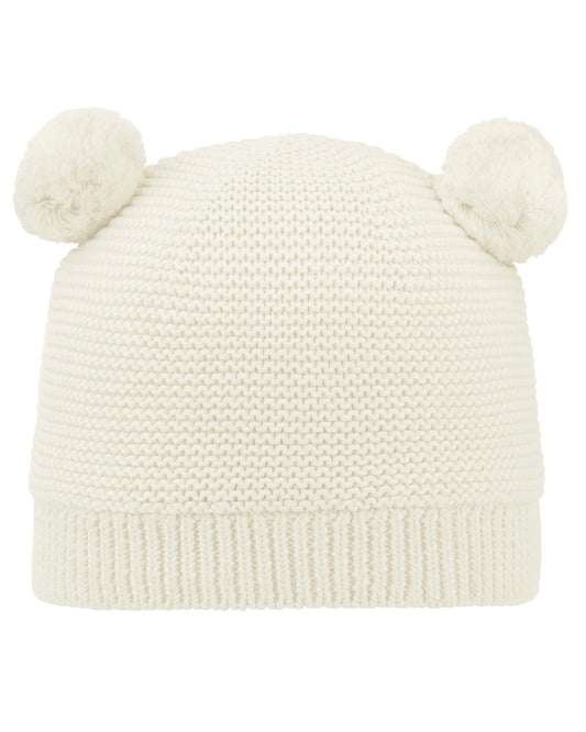 Organic Beanie Snowy Cream