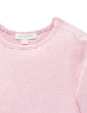 Purebaby Pointelle rib Layering Top - Marshmallow Melange