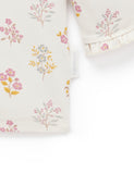 Purebaby Pointelle Rib Layering Top - Posie Floral