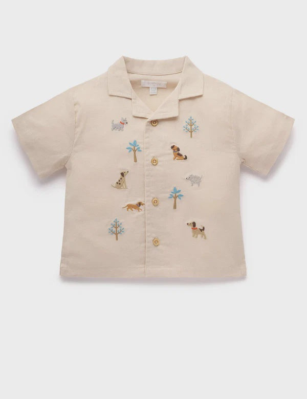 Relaxed Embroidered Shirt